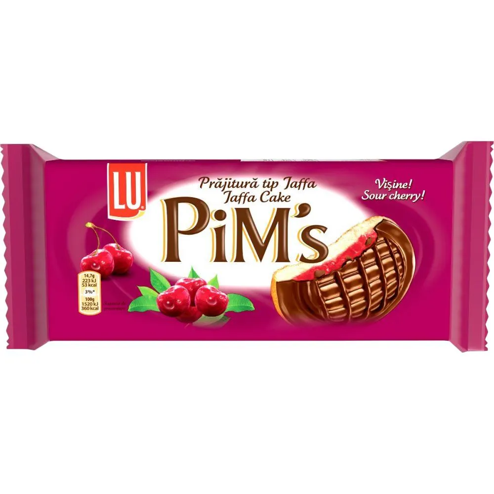 PIMS JAFFA CAKE RELLENA CEREZA 147G