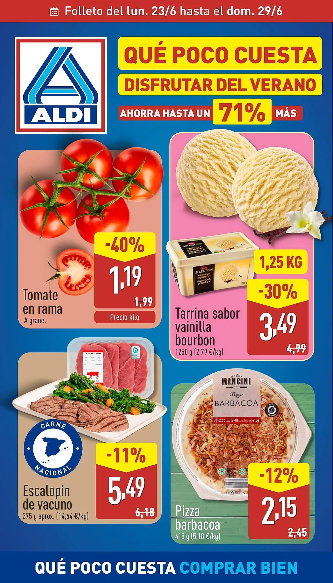 Catálogo de Folleto ALDI 23 de junio al 29 de junio 2025 - Página 1