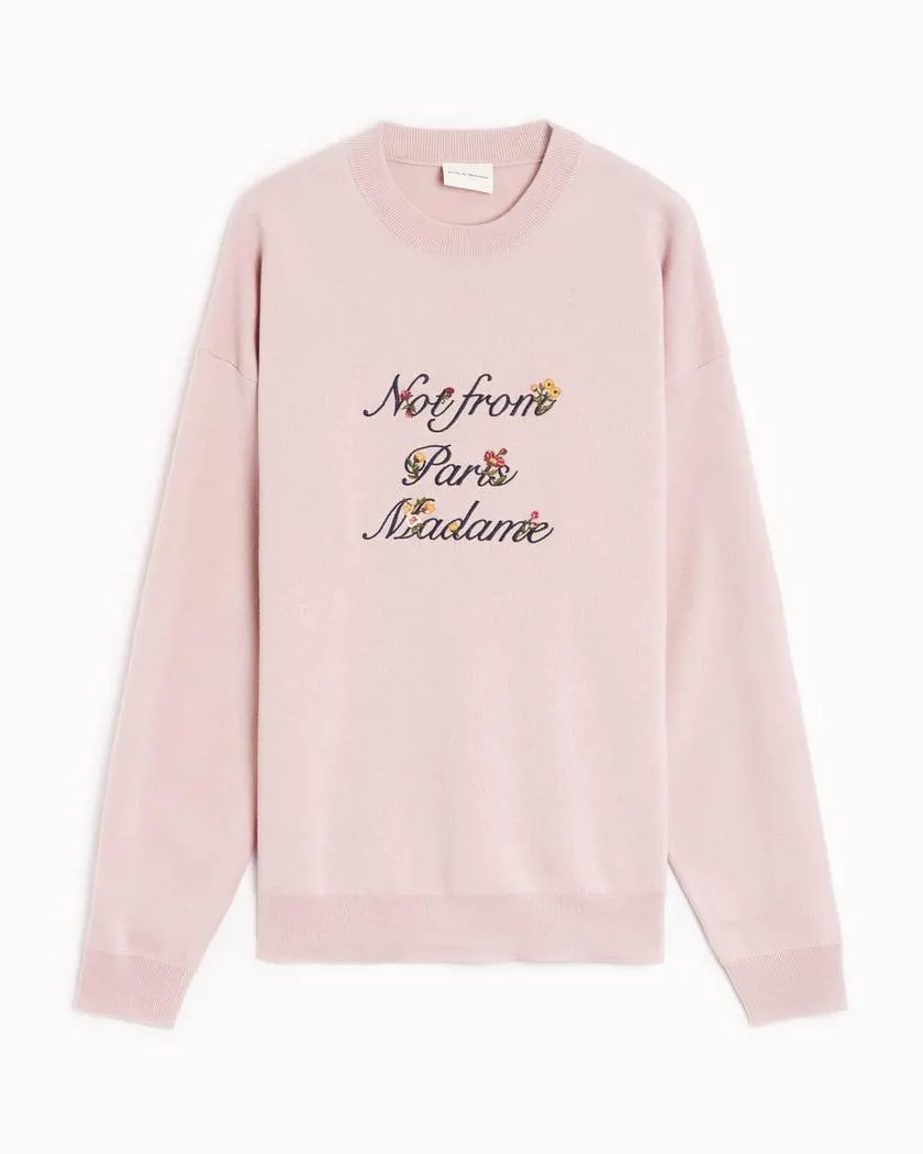 Drôle de Monsieur Not From Paris Madame Fleurs Men's Sweater