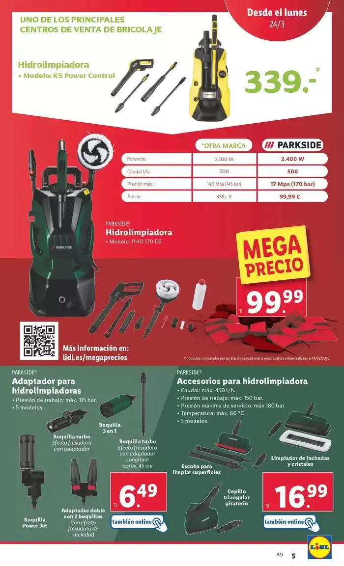 Catálogo de ¡Bazar Lidl! Ofertas válidas del 24/03 al 30/03 24 de marzo al 30 de marzo 2025 - Página 5