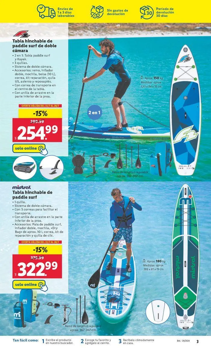 Catálogo de Catálogo Lidl 18 de julio al 28 de julio 2024 - Página 3