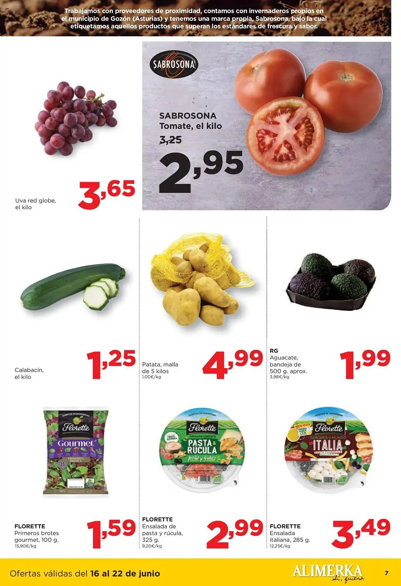 Catálogo de Folleto Alimerka 16 de junio al 22 de junio 2025 - Página 7