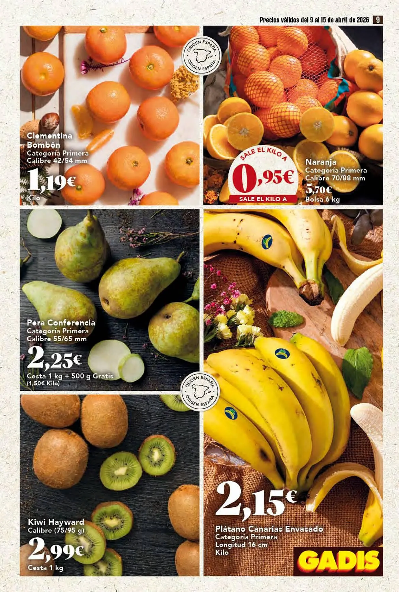 Catálogo de Folleto Gadis 9 de abril al 15 de abril 2026 - Página 9
