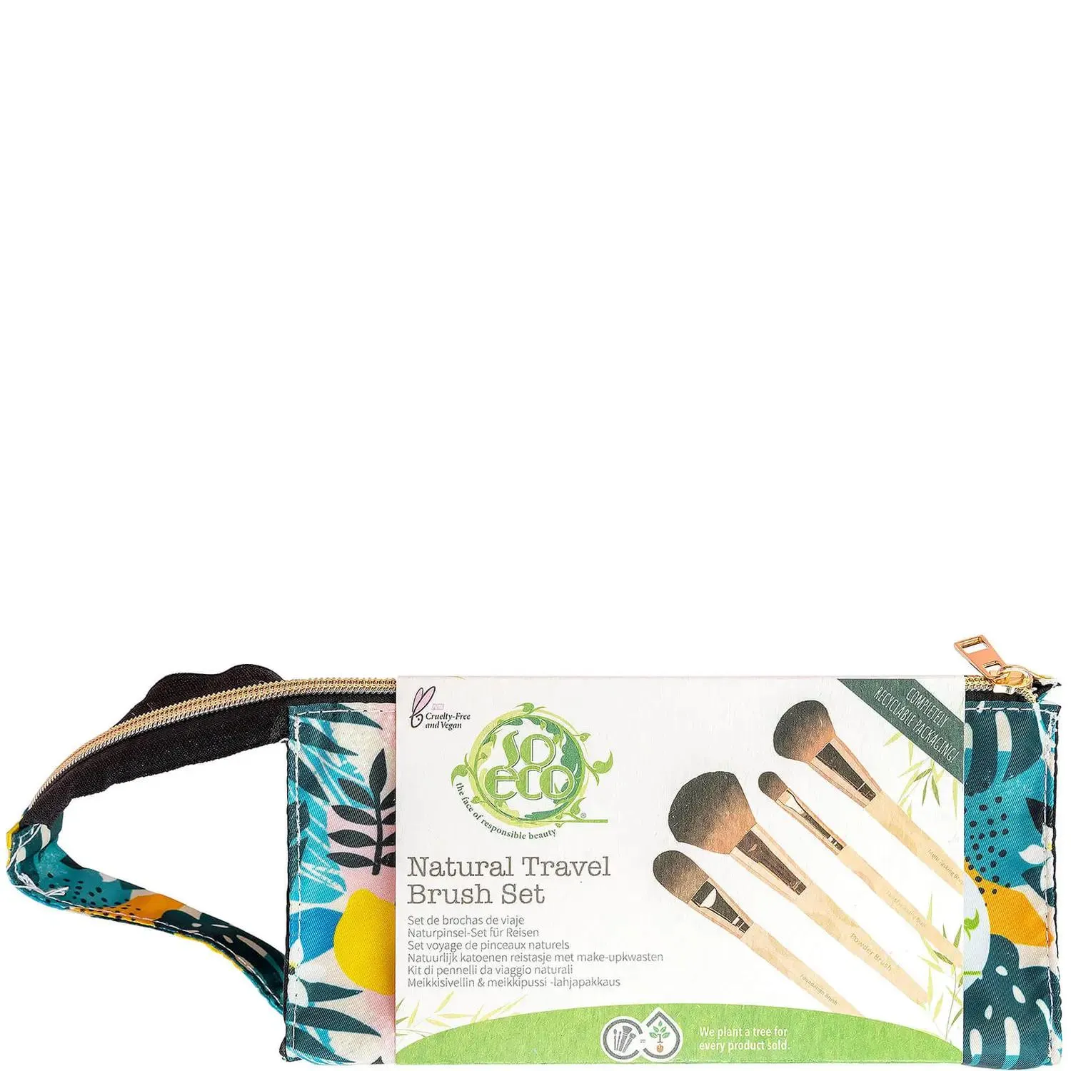 So Eco Natural Travel Brush Set