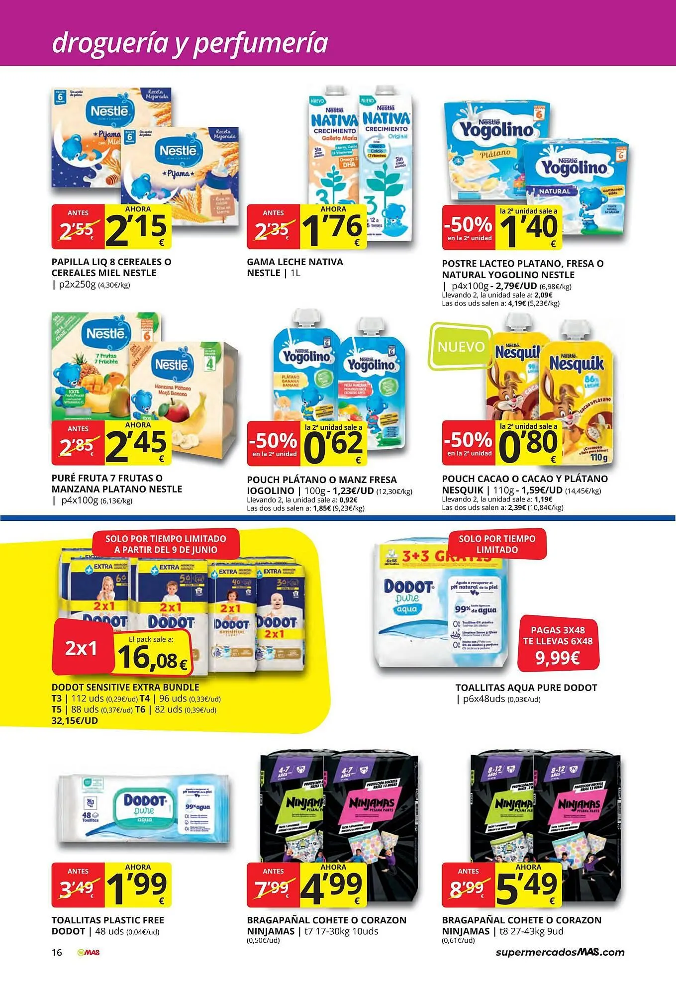 Catálogo de Folleto Supermercados MAS 30 de mayo al 26 de junio 2025 - Página 16