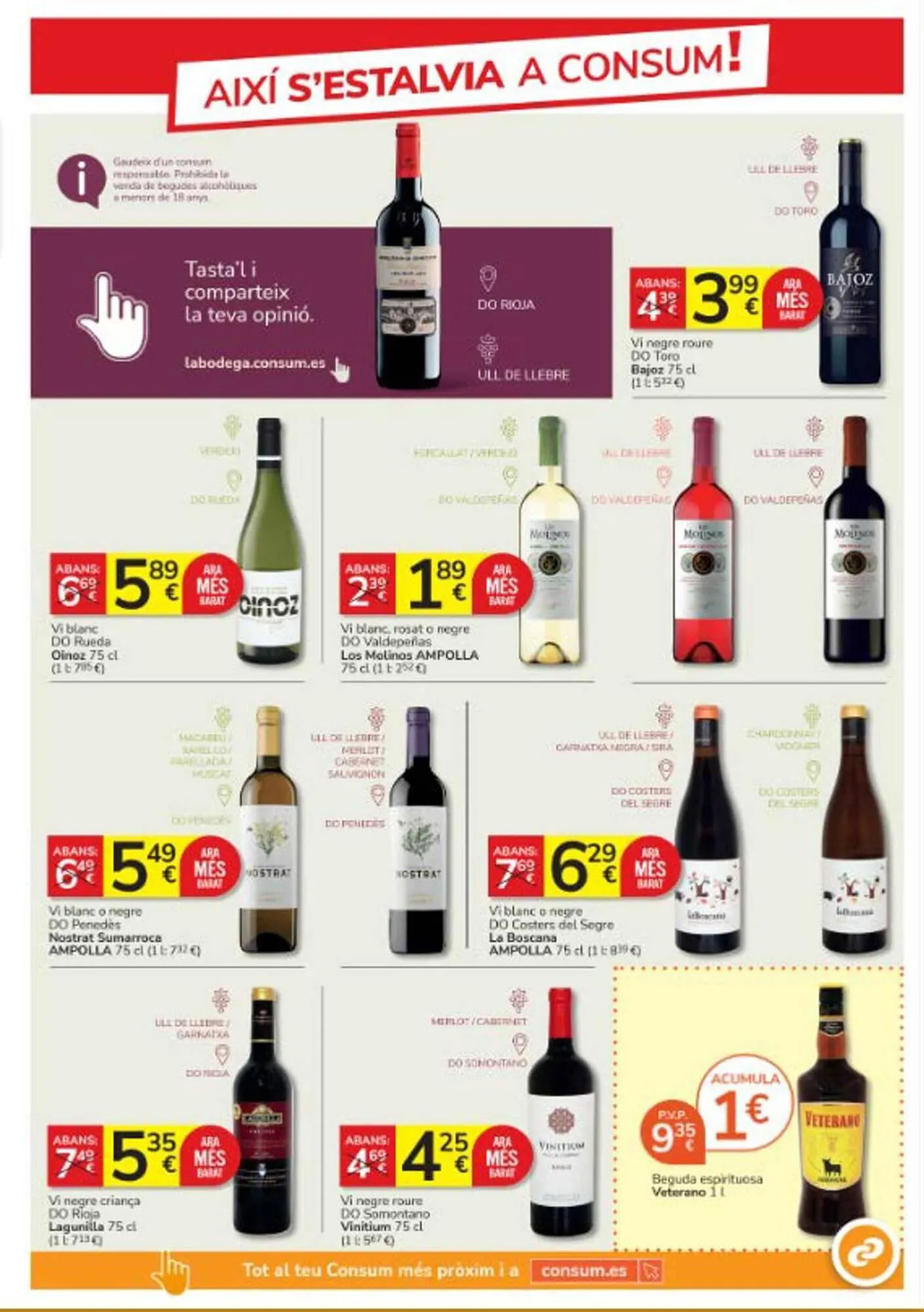 Catálogo de Folleto Consum 9 de febrero al 21 de febrero 2024 - Página 17