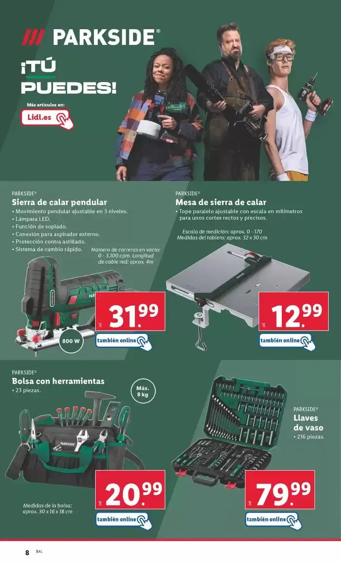 Catálogo de ¡Bazar Lidl! Ofertas válidas del 21/04 al 27/04 21 de abril al 27 de abril 2025 - Página 18