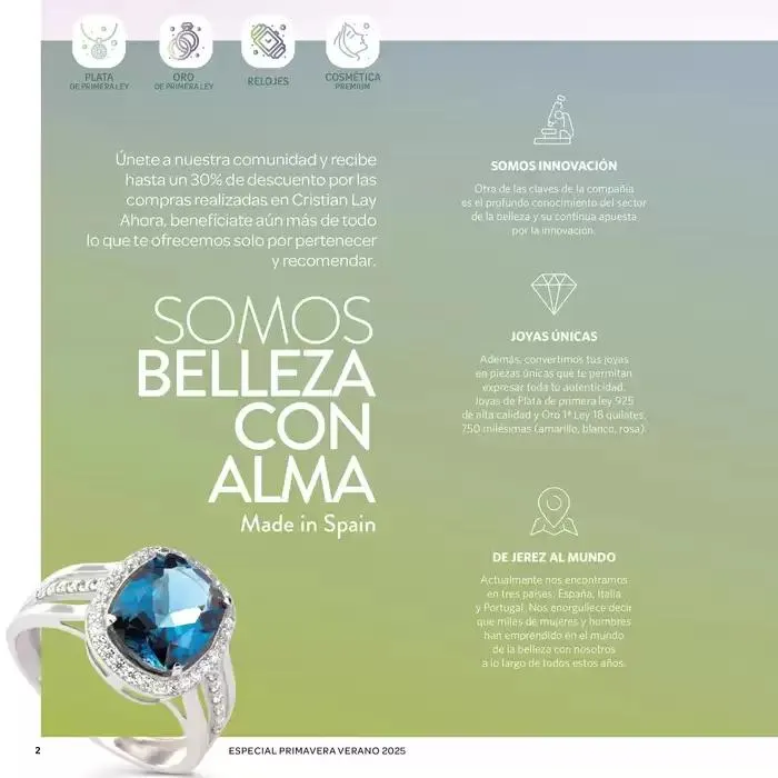 Catálogo de Catálogo especial primavera verano 1 de marzo al 30 de septiembre 2025 - Página 2