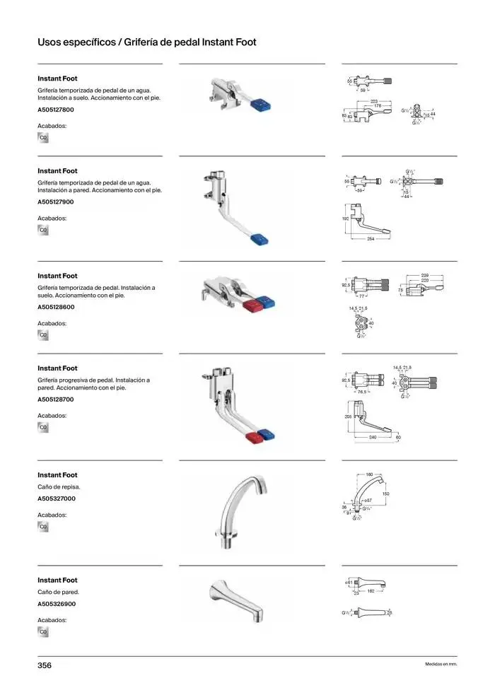 Catálogo de Colecciones de Baño, Muebles y Accesorios 9 de enero al 31 de diciembre 2025 - Página 358