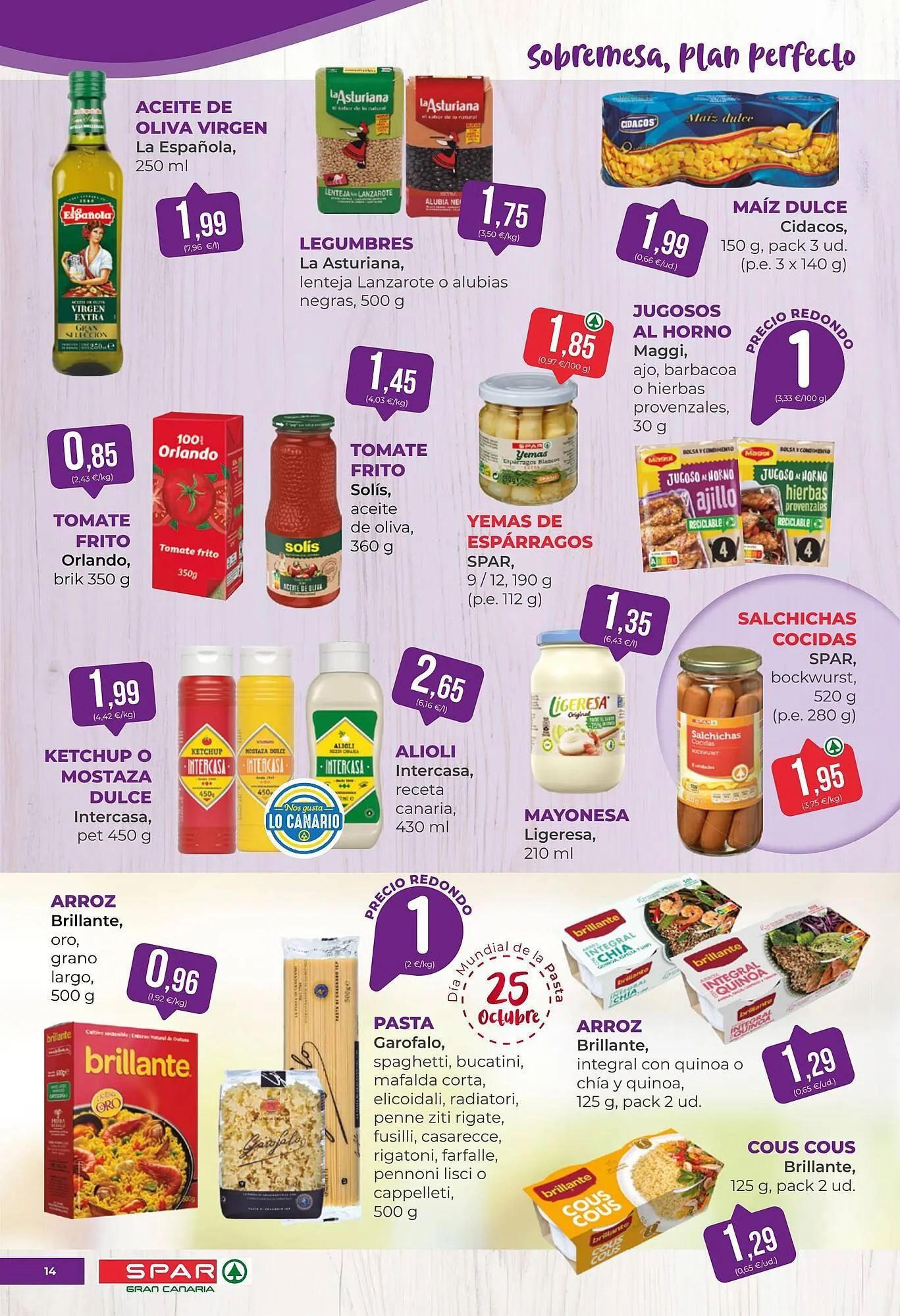 Catálogo de Folleto SPAR Gran Canaria 17 de octubre al 30 de octubre 2025 - Página 14