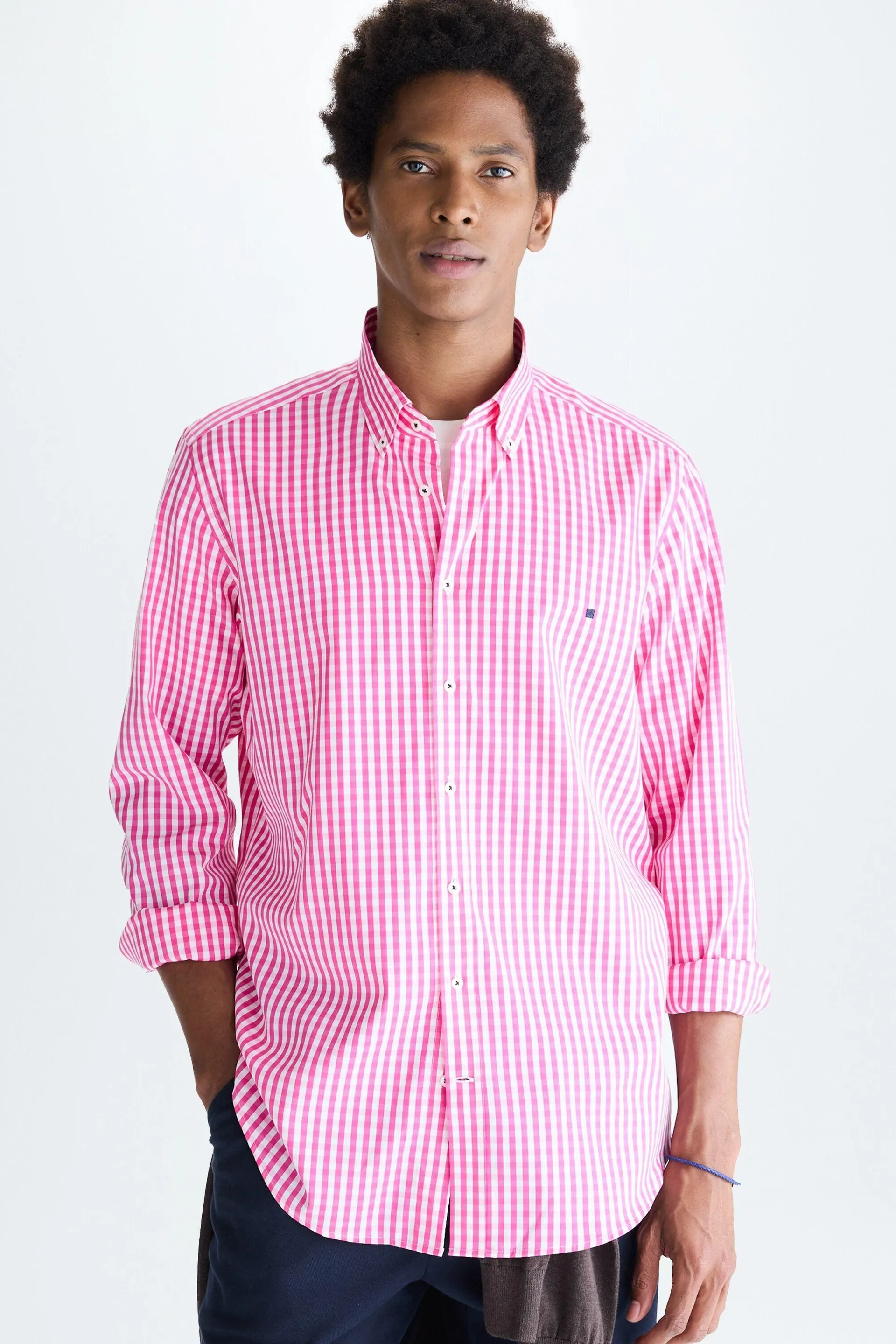 Camisa popelín cuadro Vichy