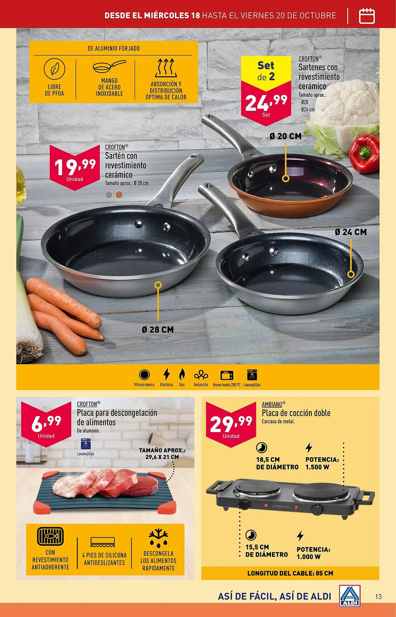 Catálogo de Folleto ALDI 18 de octubre al 24 de octubre 2023 - Página 13