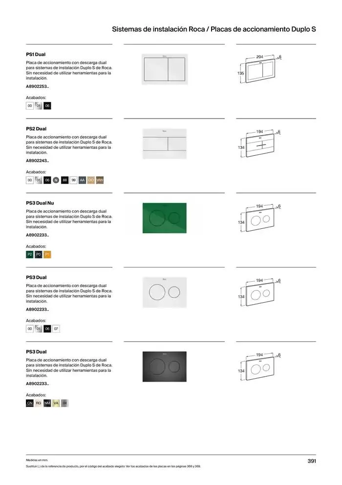 Catálogo de Colecciones de Baño, Muebles y Accesorios 9 de enero al 31 de diciembre 2025 - Página 393