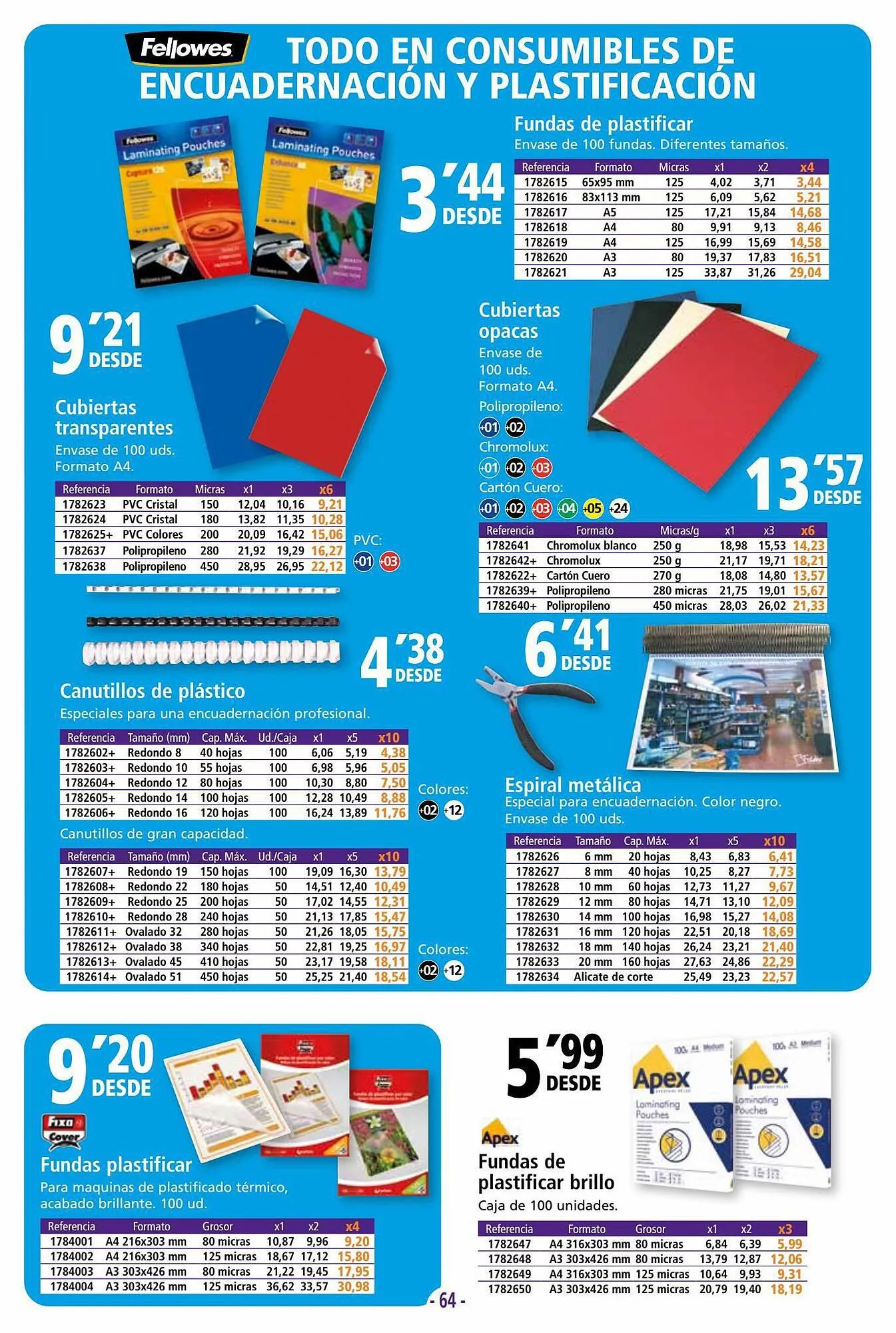 Catálogo de Folleto Folder 8 de mayo al 10 de octubre 2023 - Página 64