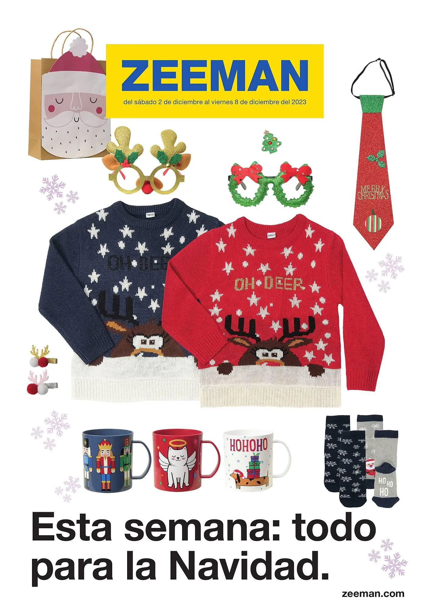 Catálogo de Folleto Zeeman 2 de diciembre al 8 de diciembre 2023 - Página 1