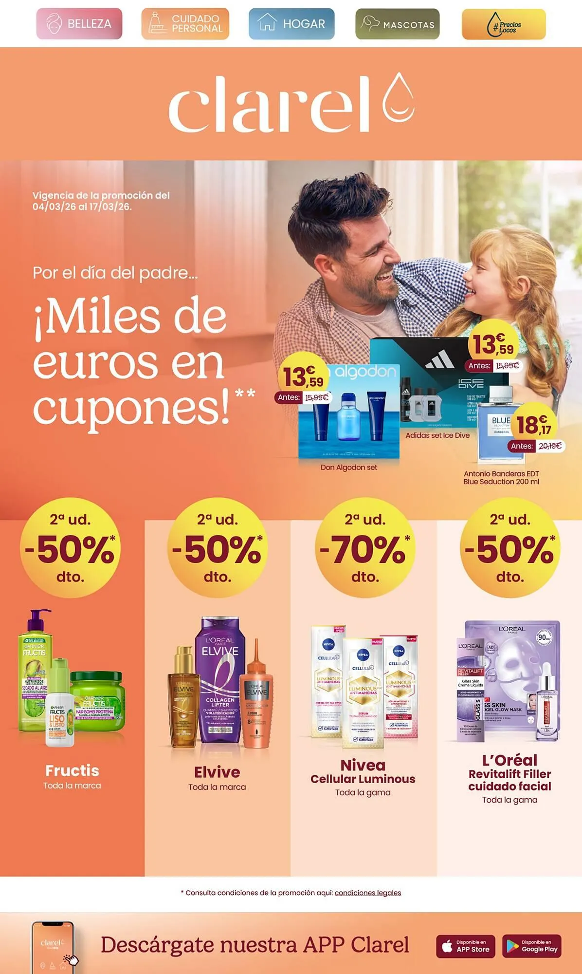 Catálogo de Folleto Clarel 4 de marzo al 17 de marzo 2026 - Página 1