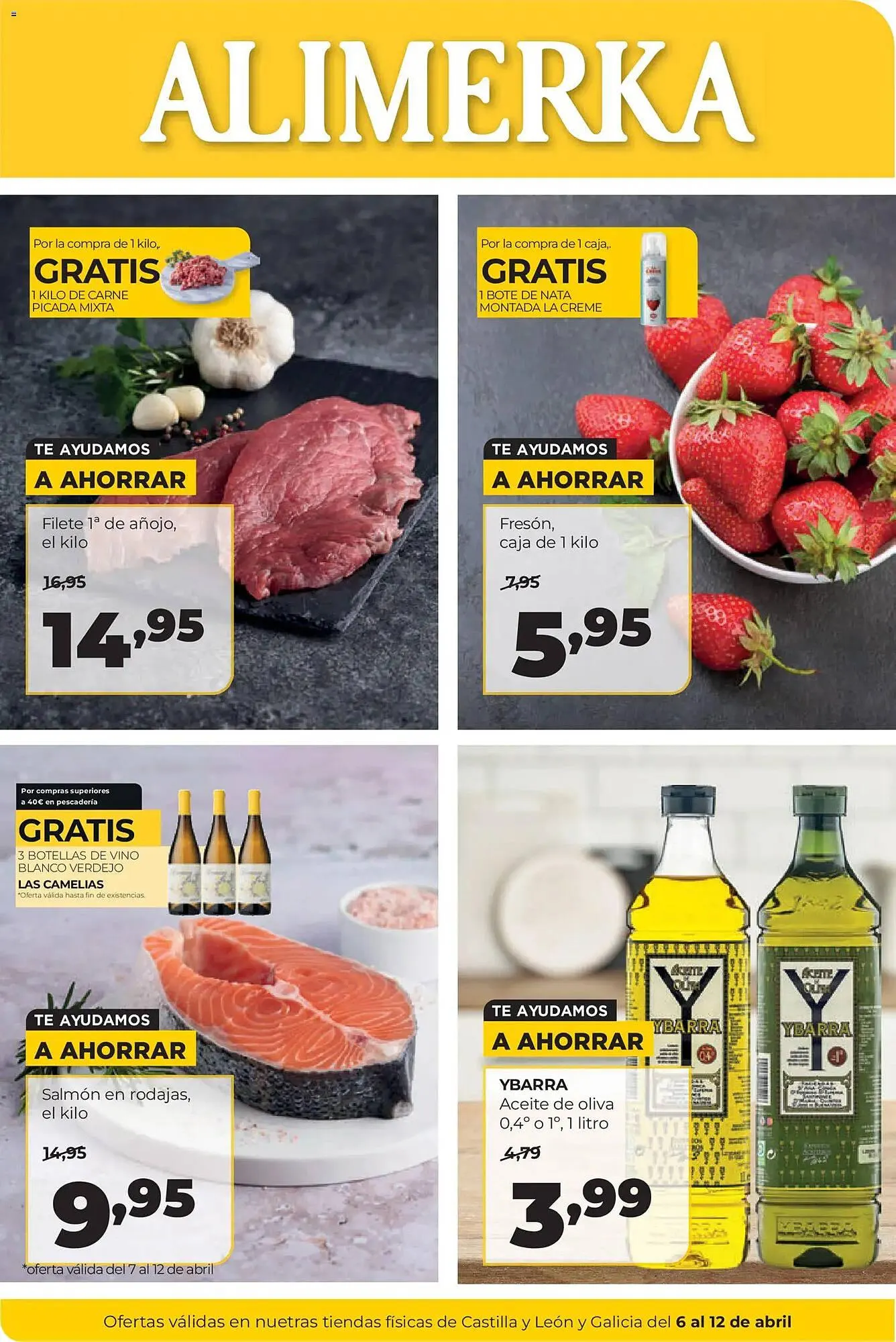 Catálogo de Folleto Alimerka 6 de abril al 12 de abril 2026 - Página 1