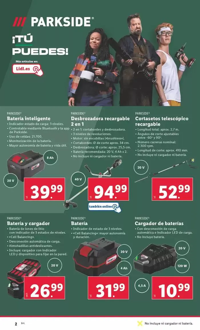 Catálogo de ¡Bazar Lidl! Ofertas válidas del 24/03 al 30/03 24 de marzo al 30 de marzo 2025 - Página 2