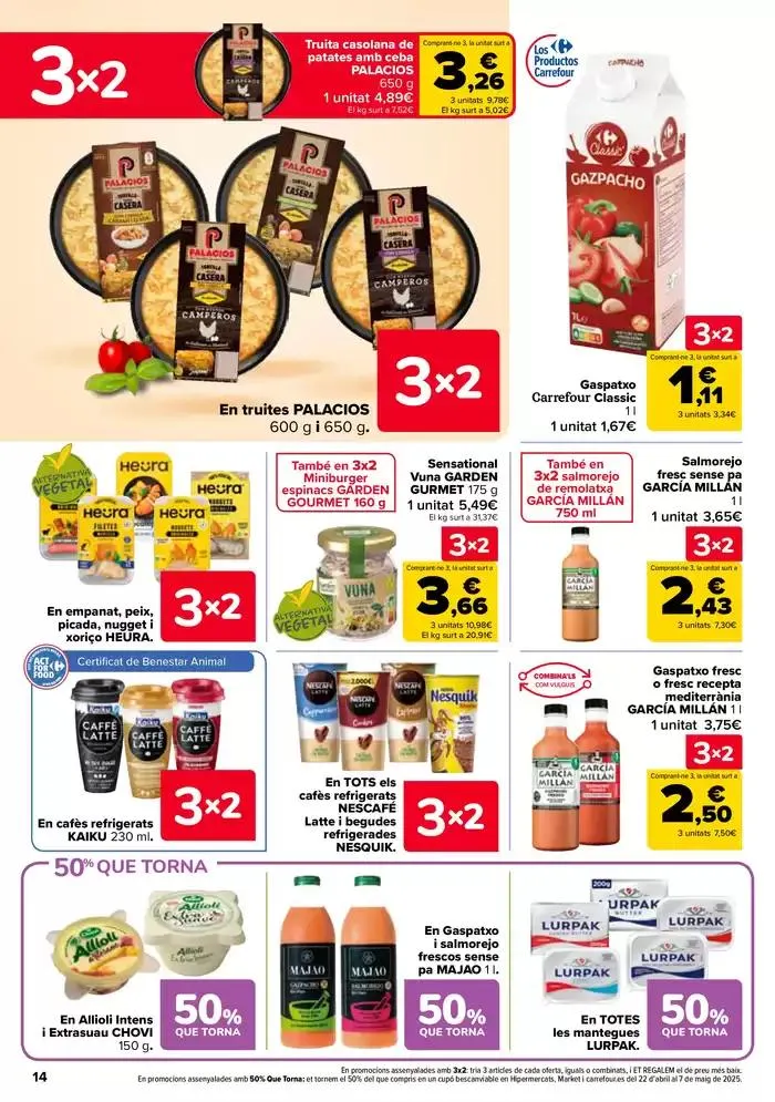 Catálogo de 50% QUE VUELVE + 3x2 10 de abril al 21 de abril 2025 - Página 14