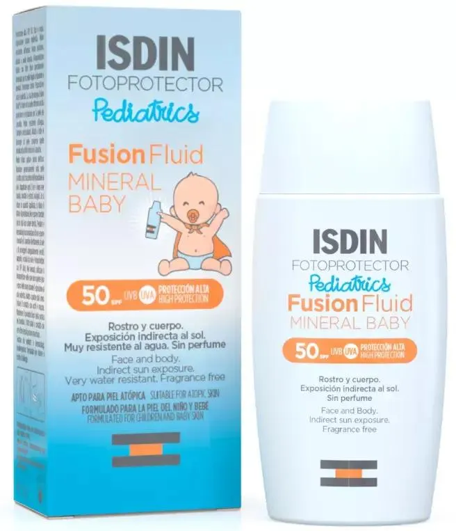 Isdin Pediatrics Mineral Baby Fusion Fluid SPF50 50 ml