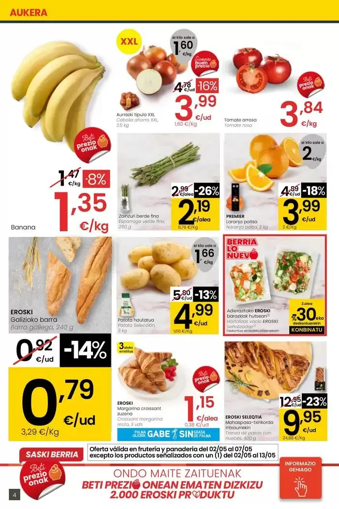 Catálogo de AUKERA OFERTA EROSKI CITY 2 de mayo al 13 de mayo 2025 - Página 4