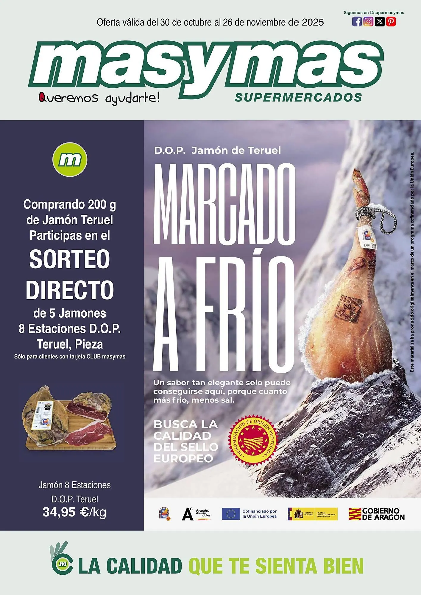 Catálogo de Folleto Masymas 30 de octubre al 26 de noviembre 2025 - Página 1