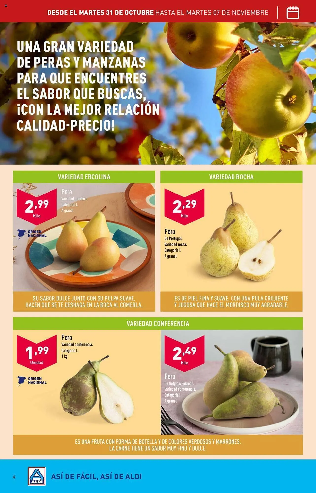 Catálogo de Folleto ALDI 31 de octubre al 7 de noviembre 2023 - Página 4