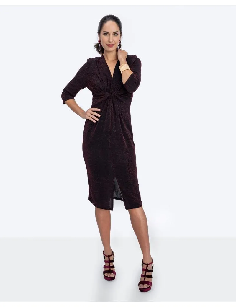 Vestido Bisú Drapeado