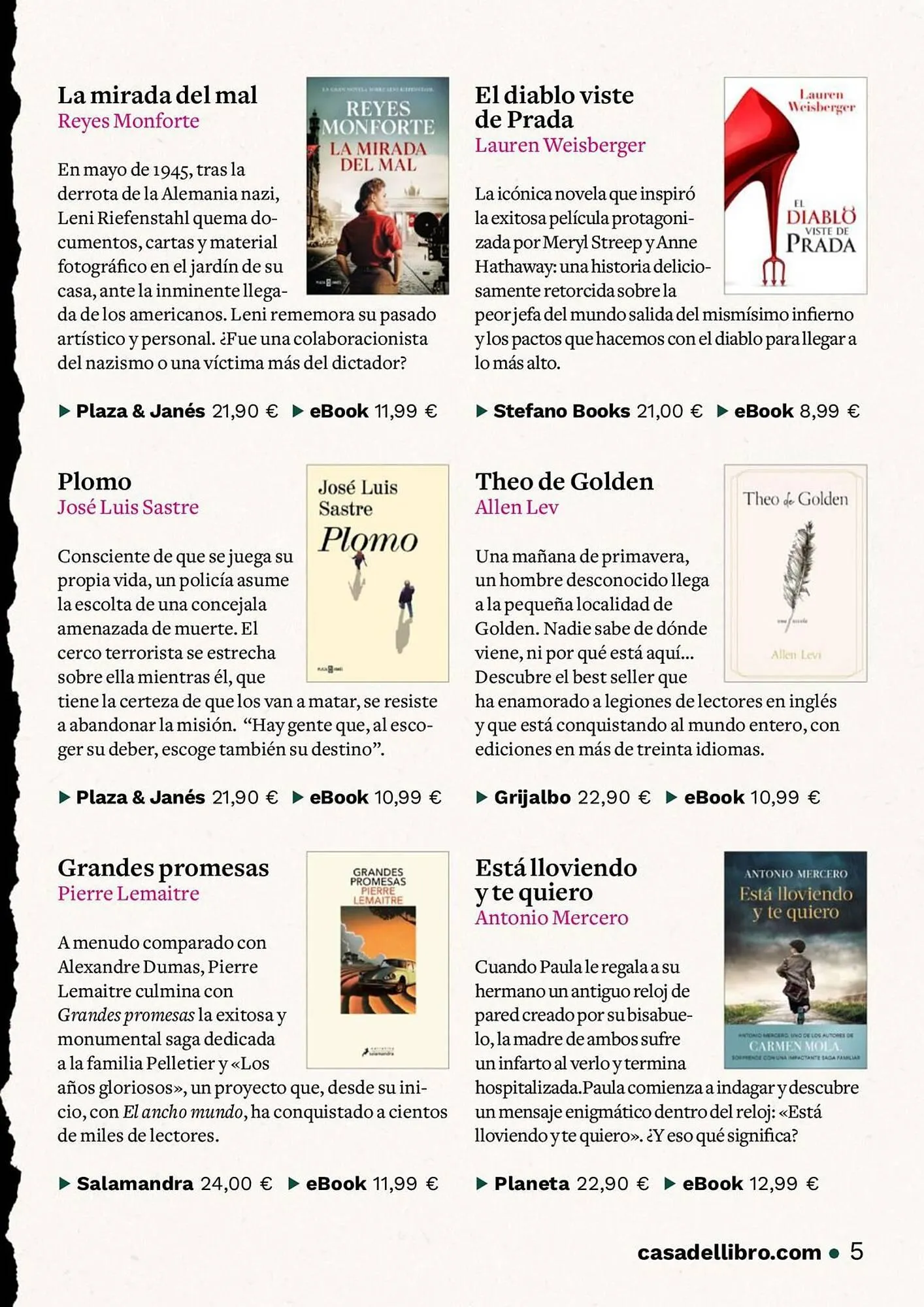 Catálogo de Catálogo Casa del Libro 1 de abril al 22 de abril 2026 - Página 5