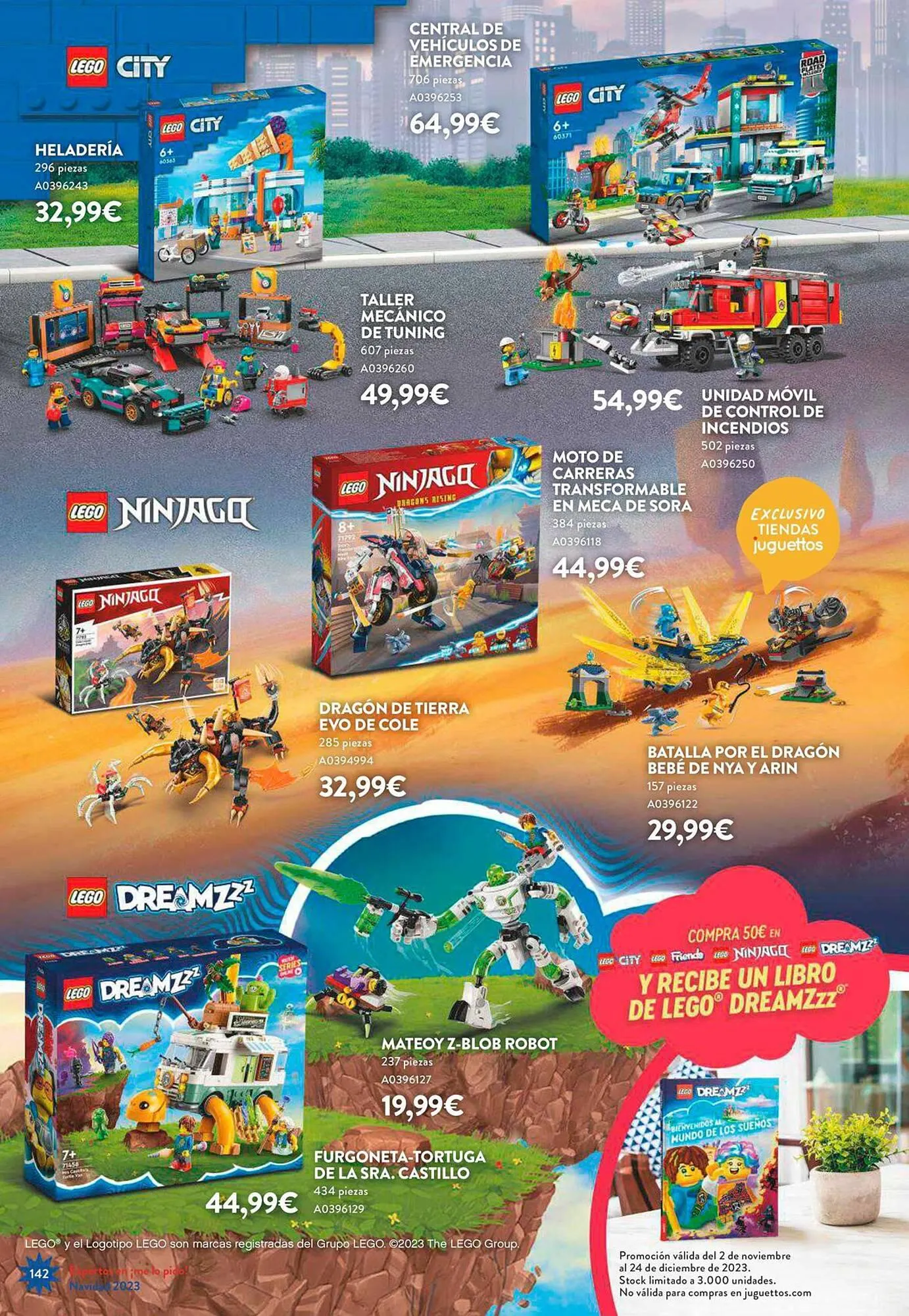 Catálogo de Folleto Juguettos 6 de noviembre al 24 de diciembre 2023 - Página 142