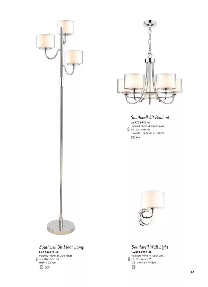 Catálogo de Lighting & Mirror Collection 12 de marzo al 31 de agosto 2025 - Página 45