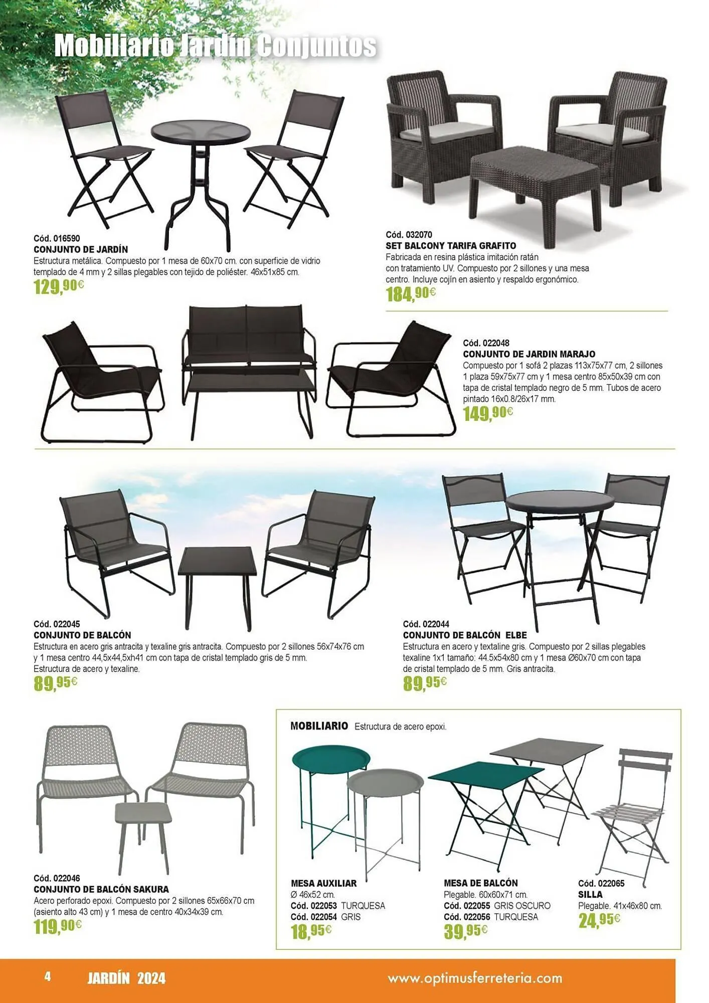 Catálogo de Folleto Optimus 21 de marzo al 31 de agosto 2024 - Página 4