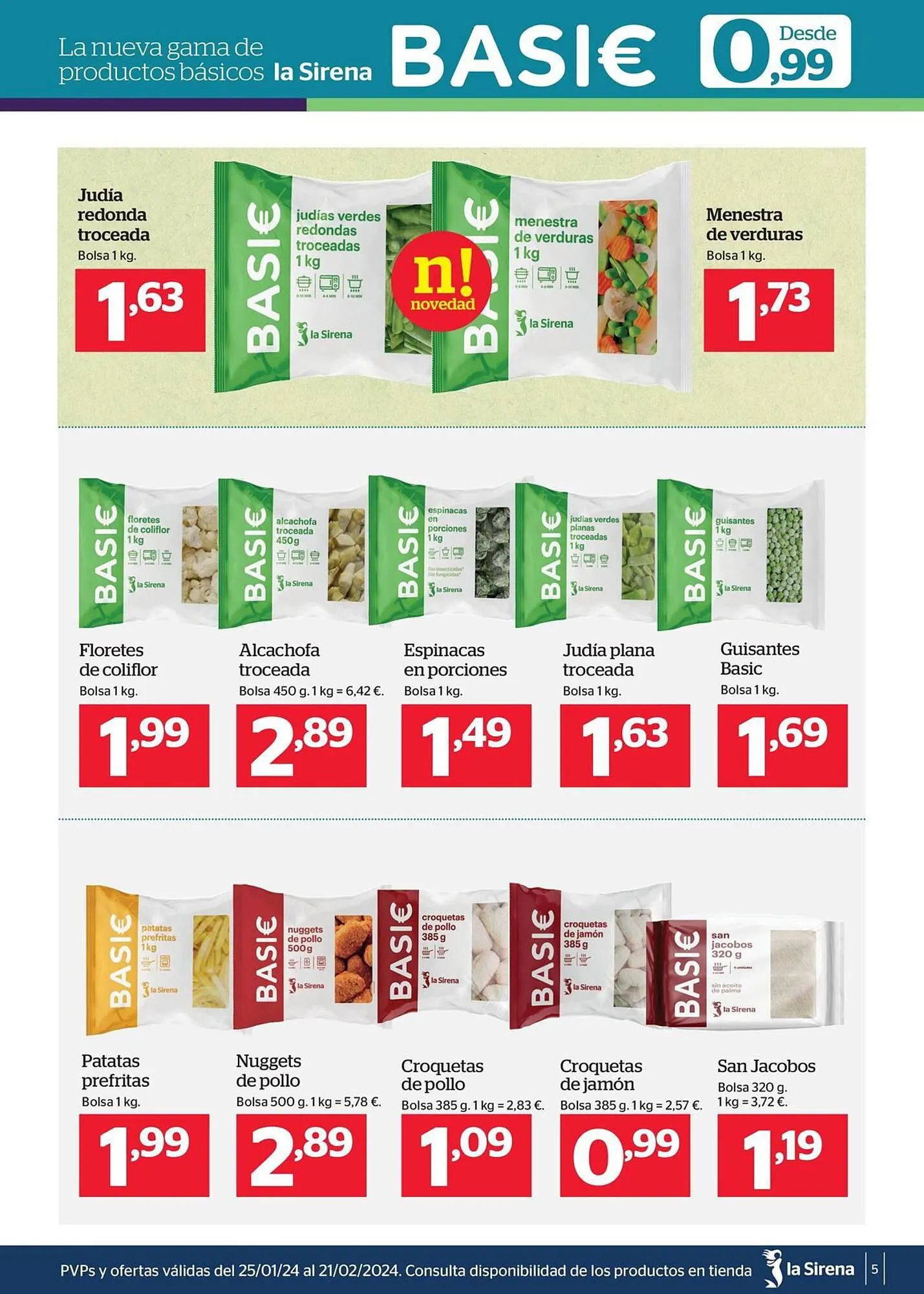 Catálogo de Folleto La Sirena 25 de enero al 21 de febrero 2024 - Página 5