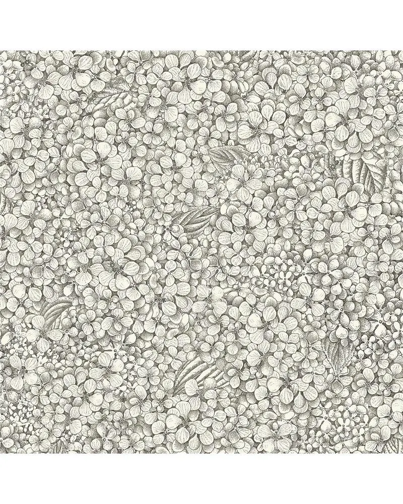 PAPEL PINTADO Ortensia Black & White 123-9043