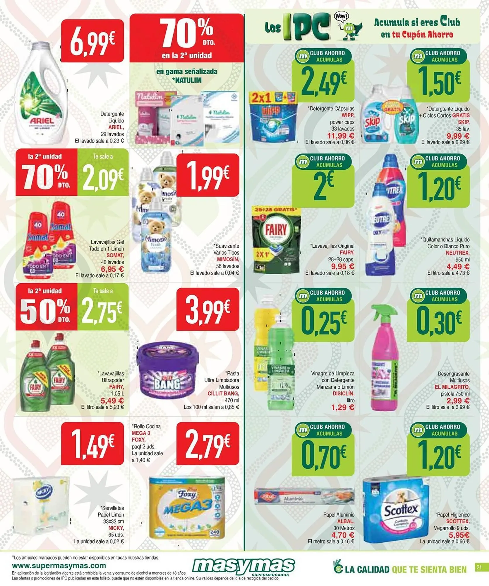 Catálogo de Folleto Masymas 18 de diciembre al 7 de enero 2026 - Página 21