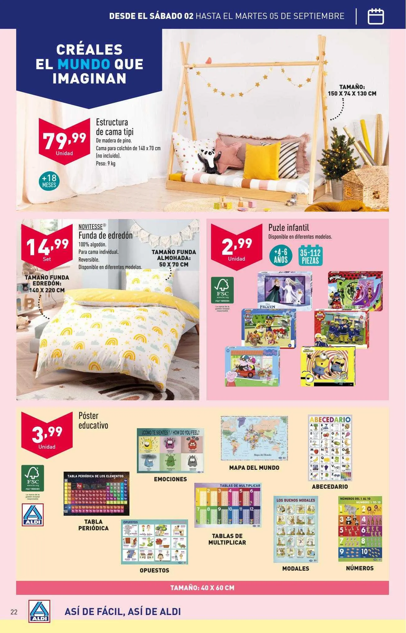 Catálogo de ALDI Folleto 28 de agosto al 3 de septiembre 2023 - Página 22