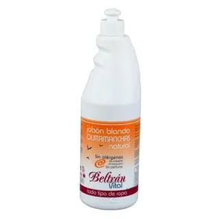 Jabón Blanco Líquido Quitamanchas sin Perfume, 750ml Beltrán Vital