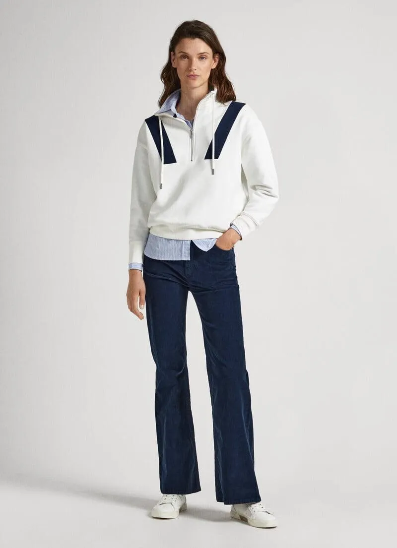 PANTALONES PANA FIT ACAMPANADO