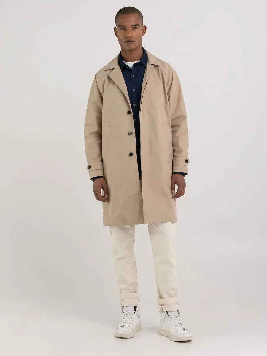 Gabardina de corte relaxed de sarga Replay Sartoriale