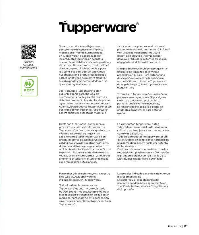 Catálogo de Catálogo Tupperware 3 de septiembre al 28 de febrero 2025 - Página 81