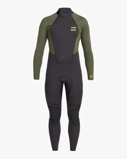 3/2mm Intruder - Traje de Surf con Cremallera en la Espalda para Hombre
