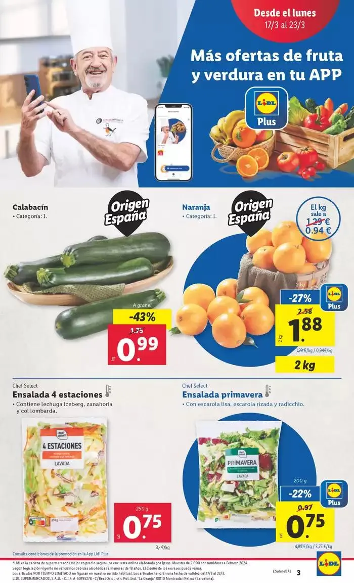 Catálogo de № 1 PRECIO - Ofertas válidas del 17/03 al 23/03 17 de marzo al 23 de marzo 2025 - Página 3