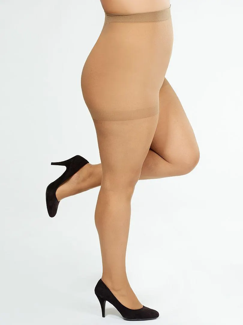 Medias 'Sanpellegrino' supermaxi 20D - beige