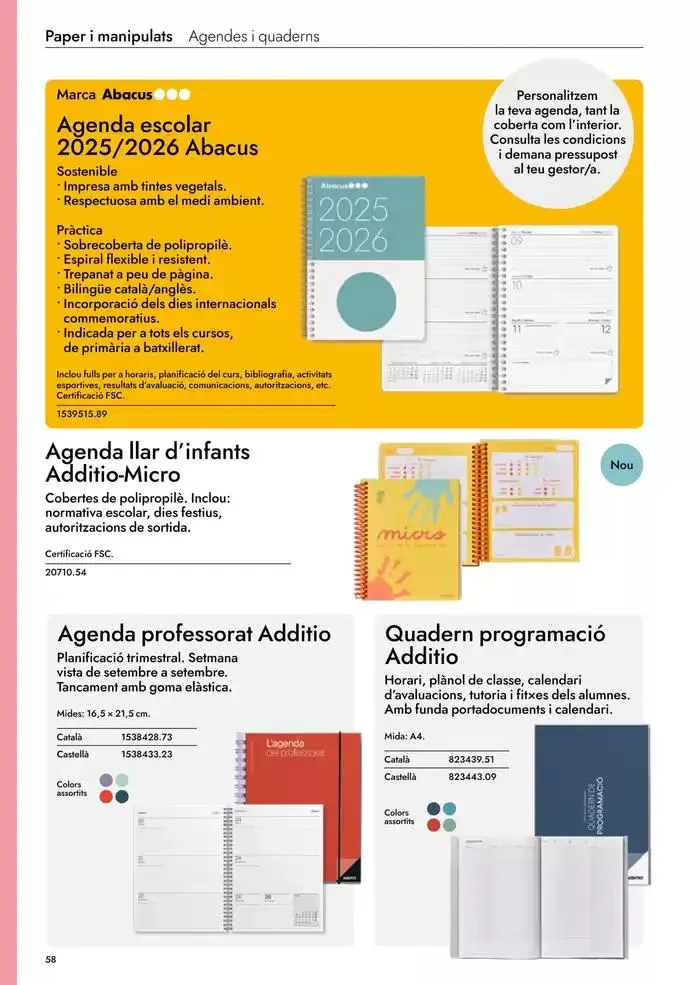 Catálogo de Catàleg Escolar 2025-2026 6 de mayo al 31 de diciembre 2026 - Página 60