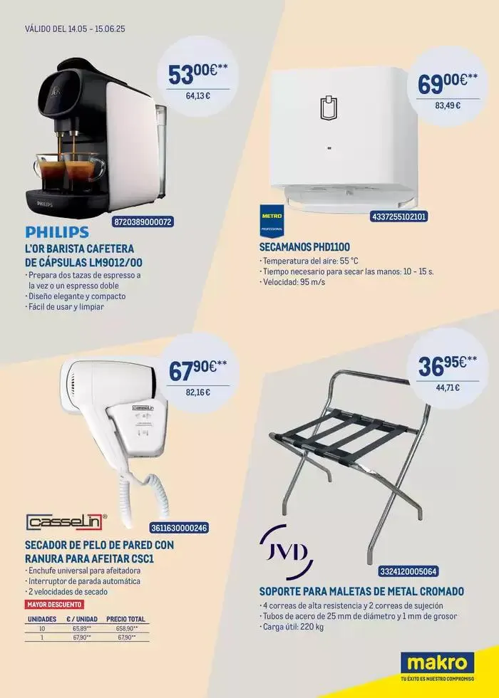 Catálogo de DESCUBRE NUESTRO AMPLIO SURTIDO EN SUMINISTROS PARA TU HOTEL 15 de mayo al 15 de junio 2025 - Página 3