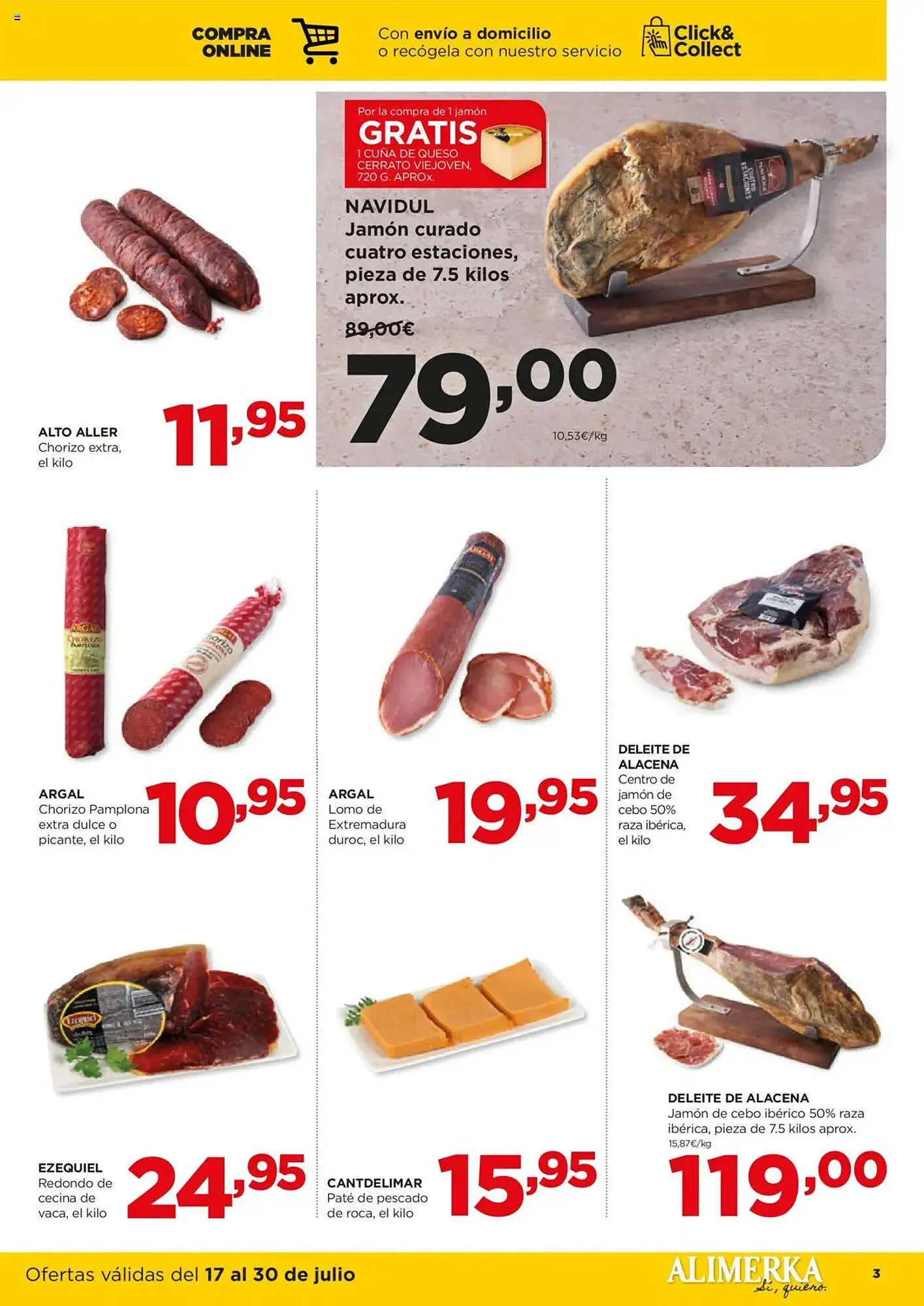 Catálogo de Folleto Alimerka 17 de julio al 30 de julio 2025 - Página 3
