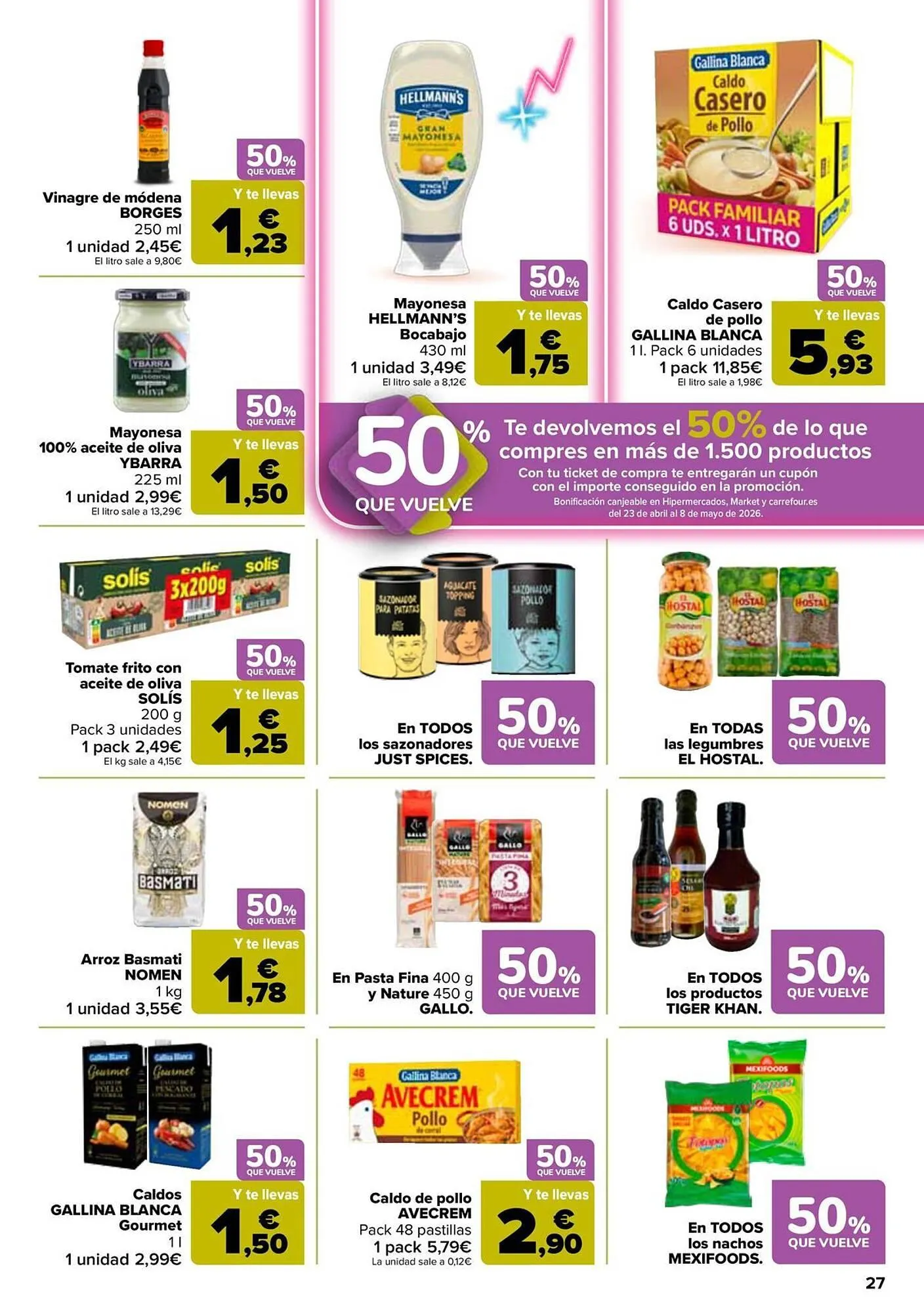 Catálogo de Folleto Carrefour 7 de abril al 22 de abril 2026 - Página 26