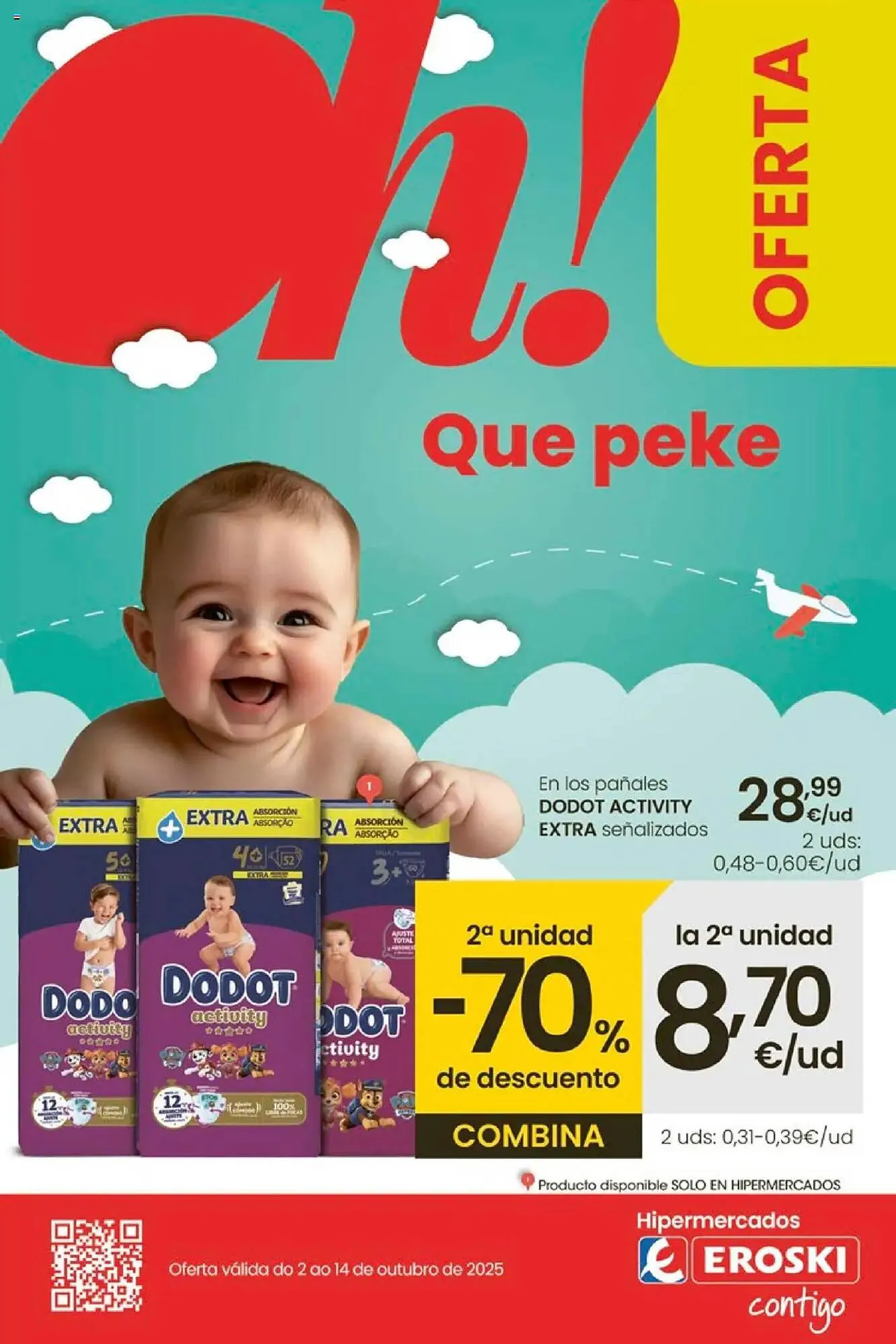 Catálogo de Folleto Eroski 2 de octubre al 14 de octubre 2025 - Página 1