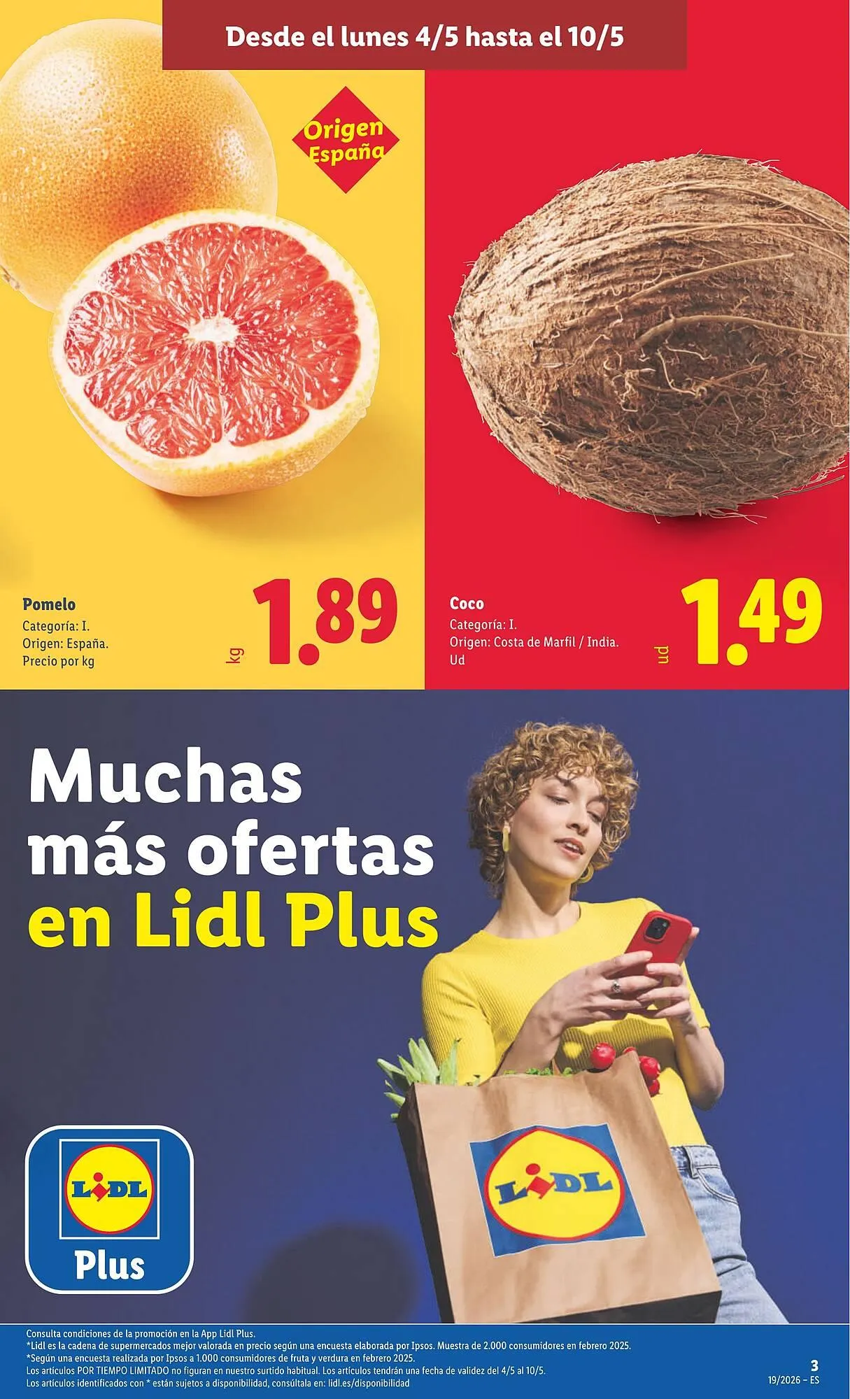 Catálogo de Catálogo Lidl 4 de mayo al 10 de mayo 2026 - Página 3