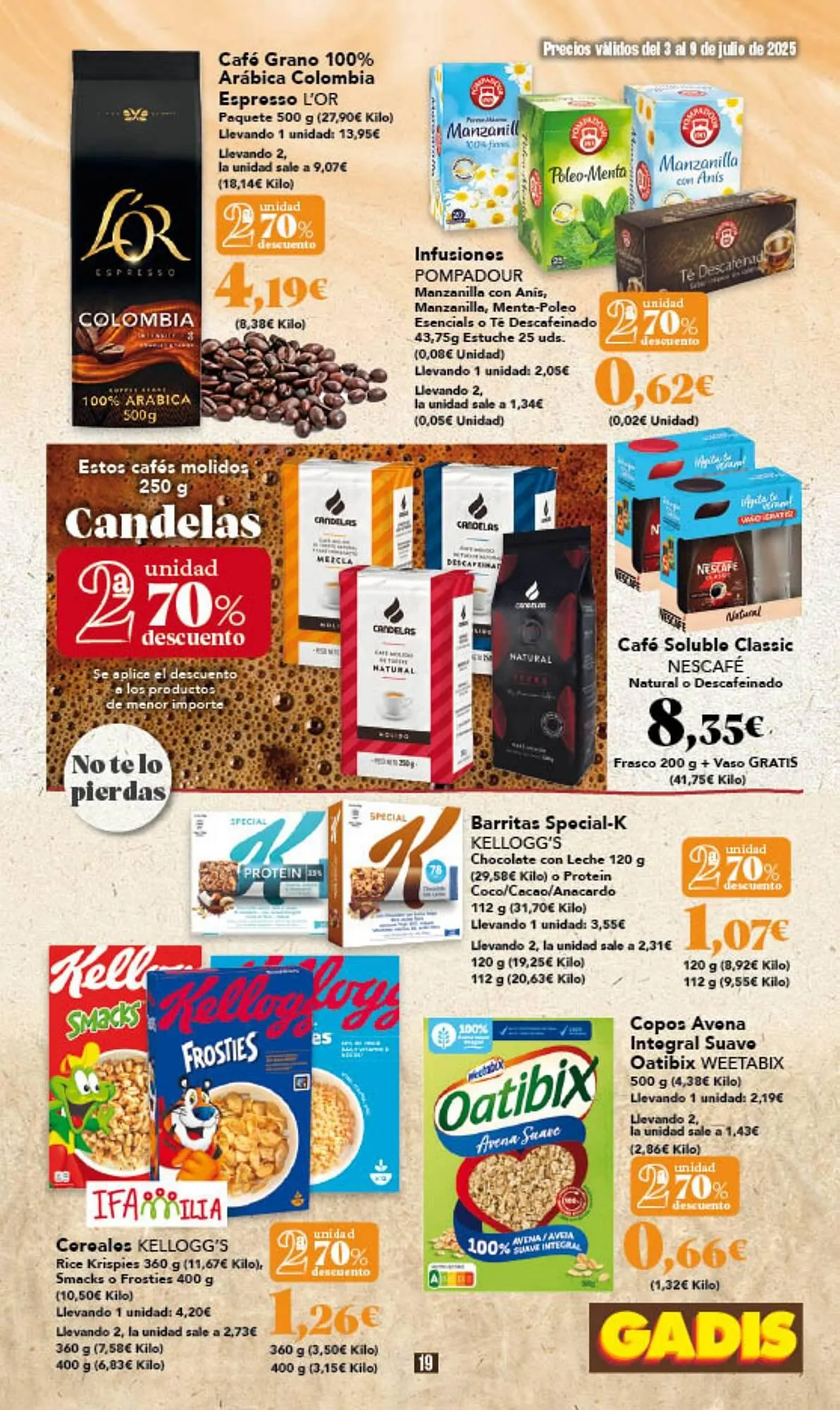 Catálogo de Folleto Gadis 3 de julio al 9 de julio 2025 - Página 19